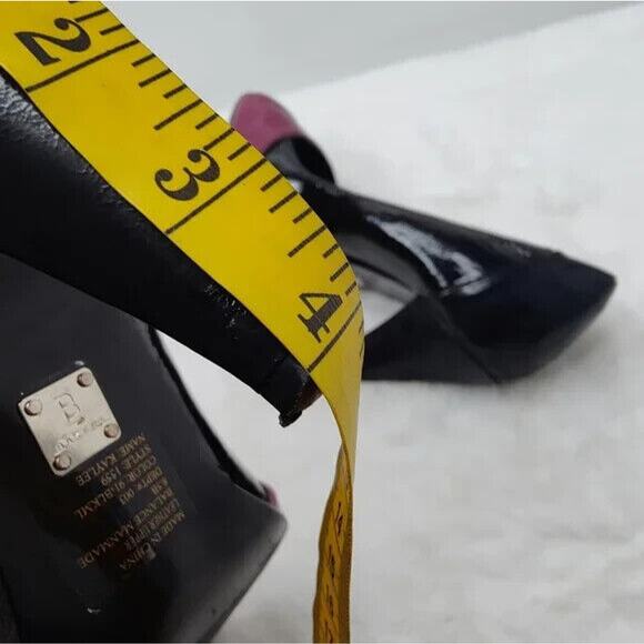 Vintage Pink Purple peep toe pumps. - Picture 7 of 7